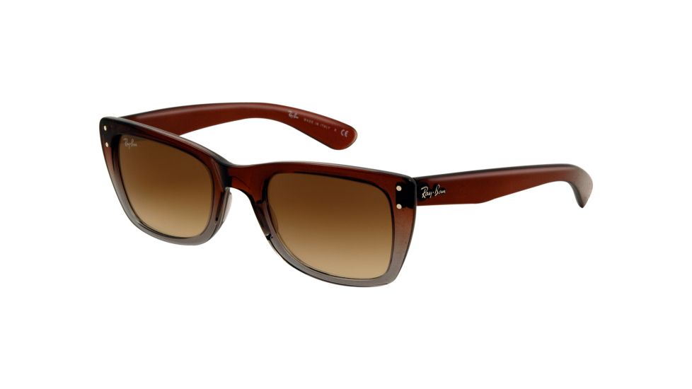 Ray-Ban Caribbean Prescription Sunglasses RB4148 RB4148-824-51-5222 - Lens Diameter: 52 mm, Frame Color: Brown Pipe Grad. On Gray