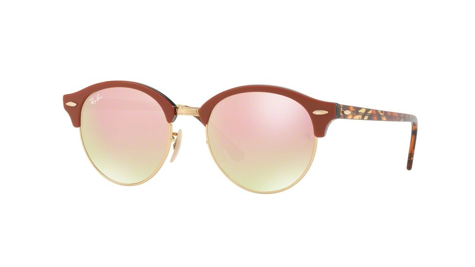 Ray-Ban RB4246 Single Vision Prescription Sunglasses RB4246-12207O-51 - Lens Diameter 51 mm, Frame Color Top Brown Trasparent Grey