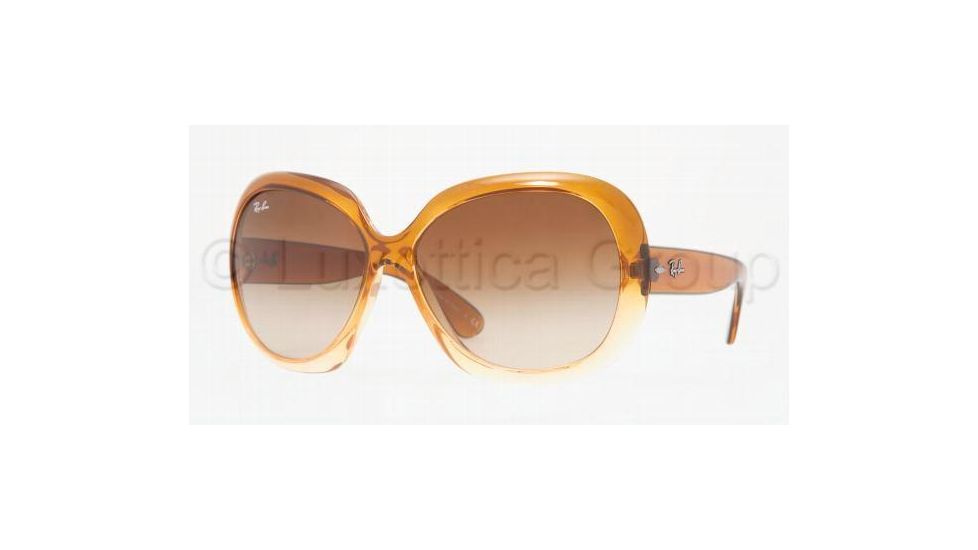 Ray-Ban Jackie OHH II Prescription Sunglasses RB4098 RB4098-784-13-6014 - Lens Diameter: 60 mm, Frame Color: Brown / Light Orange