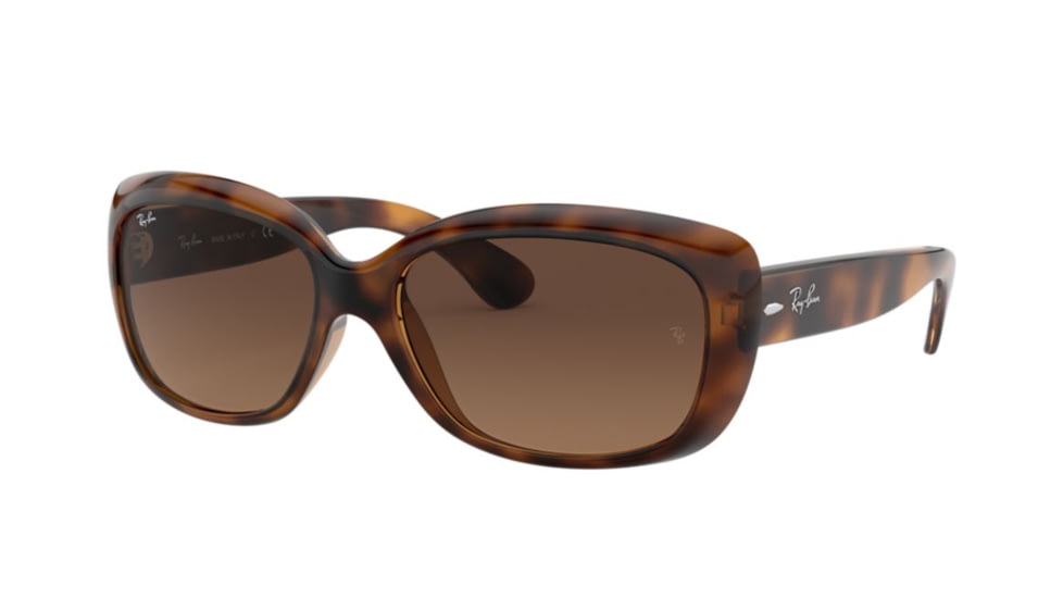 Ray-Ban Jackie OHH Sunglasses RB4101 642/43-58 - , Light Brown Gradient Black Lenses