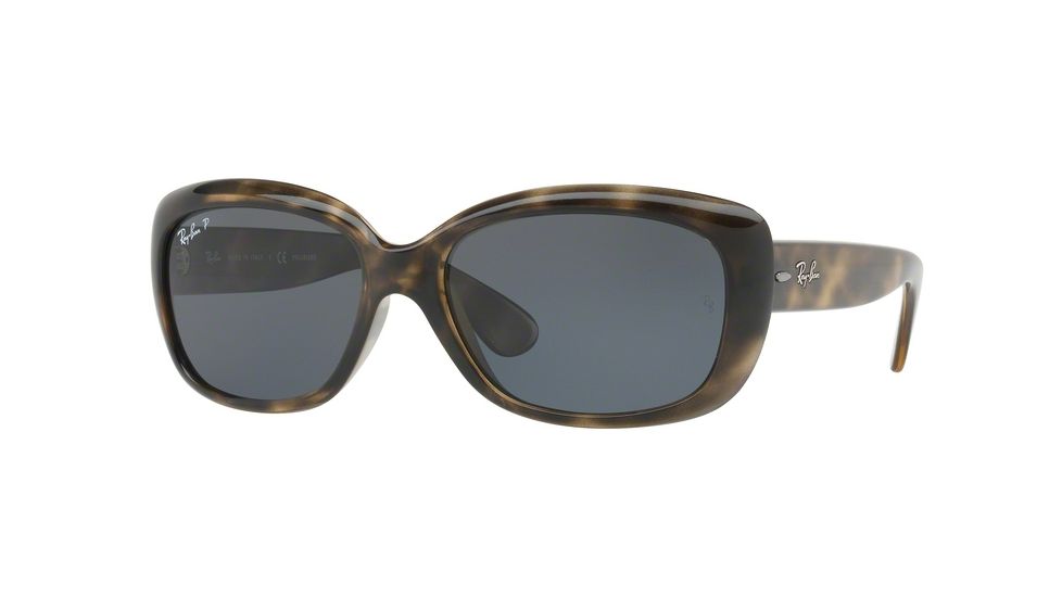 Ray-Ban Jackie OHH Sunglasses RB4101 731/81-58 - Havana Grey Frame, Grey Gradient Brown Polar Lenses