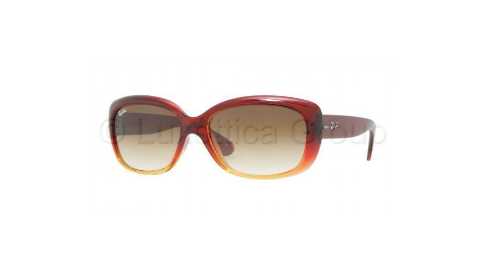 Ray-Ban Jackie OHH Sunglasses RB4101 781/51-5817 - Grad Brown On Yellow Crystal Brown Gradient