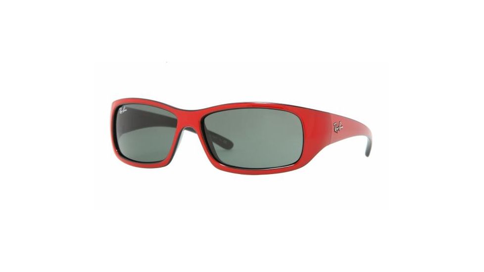 Ray-Ban Junior RJ9046S Bifocal Sunglasses - Top Red On Black Frame / 52 mm Prescription Lenses, 162-71-5212