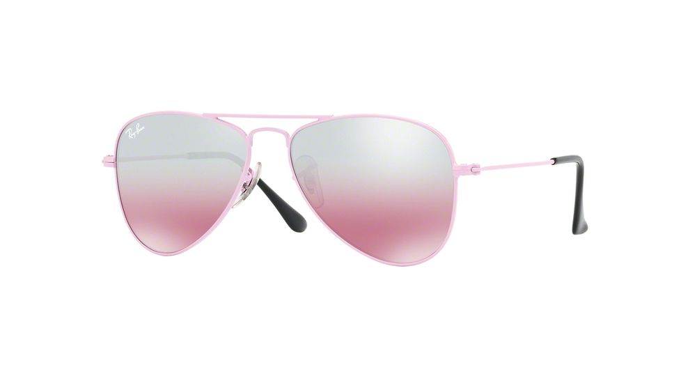 Ray-Ban Junior Bifocal Sunglasses RJ9506S for Kids with Lined Bi-Focal Rx Prescription Lenses RJ9506S-211-7E-52 - Lens Diameter 52 mm, Frame Color Pink