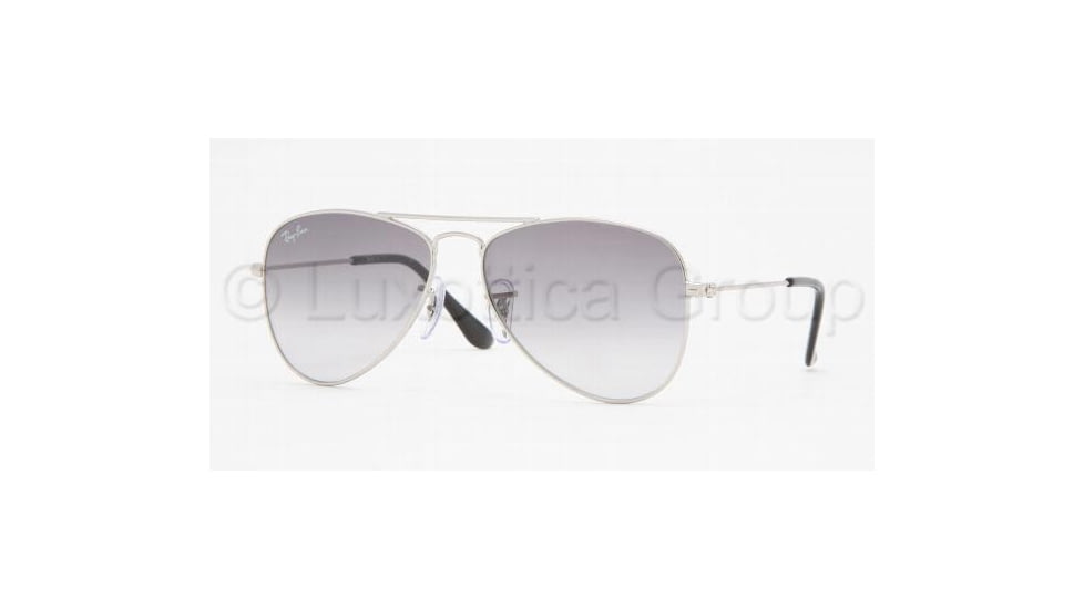 Ray-Ban Junior Bifocal Sunglasses RJ9506S for Kids with Lined Bi-Focal Rx Prescription Lenses RJ9506S-212-11-5013 - Lens Diameter: 50 mm, Frame Color: Shiny Silver