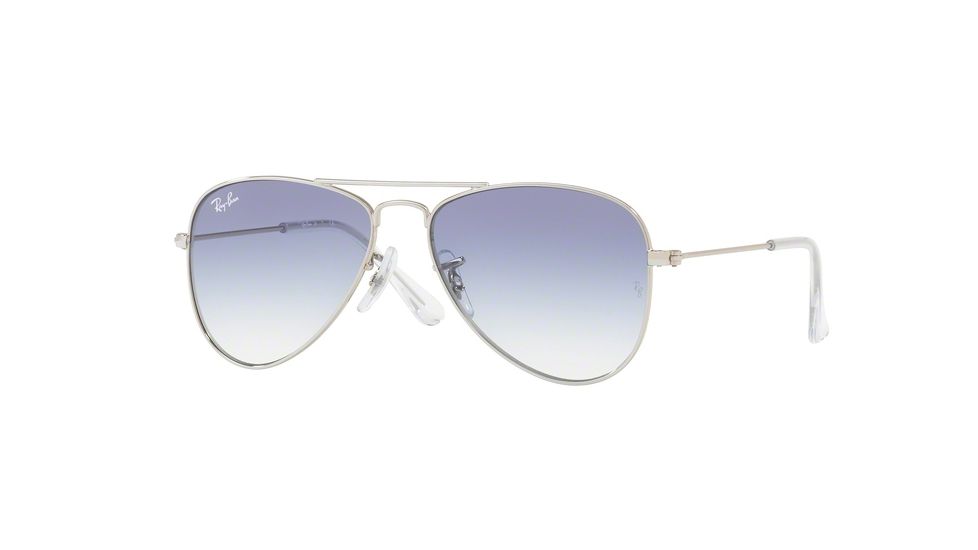 Ray-Ban Junior Bifocal Sunglasses RJ9506S for Kids with Lined Bi-Focal Rx Prescription Lenses RJ9506S-212-19-52 - Lens Diameter 52 mm, Frame Color Silver