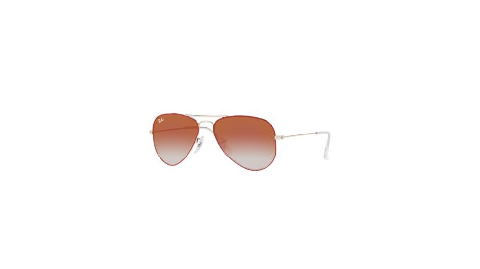 Ray-Ban Junior Bifocal Sunglasses, 50mm, Silver On Top Red, RJ9506S-274-V0-50-BI