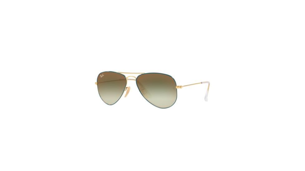 Ray-Ban Junior Bifocal Sunglasses, 50mm, Gold On Top Turquoise, RJ9506S-275-W0-50-BI