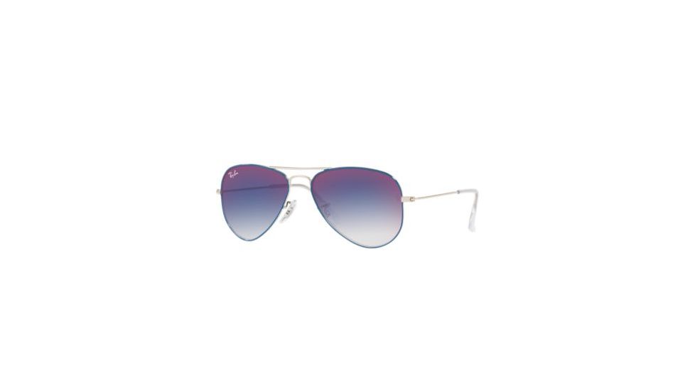 Ray-Ban Junior Bifocal Sunglasses, 50mm, Silver On Top Light Blue, RJ9506S-276-X0-50-BI