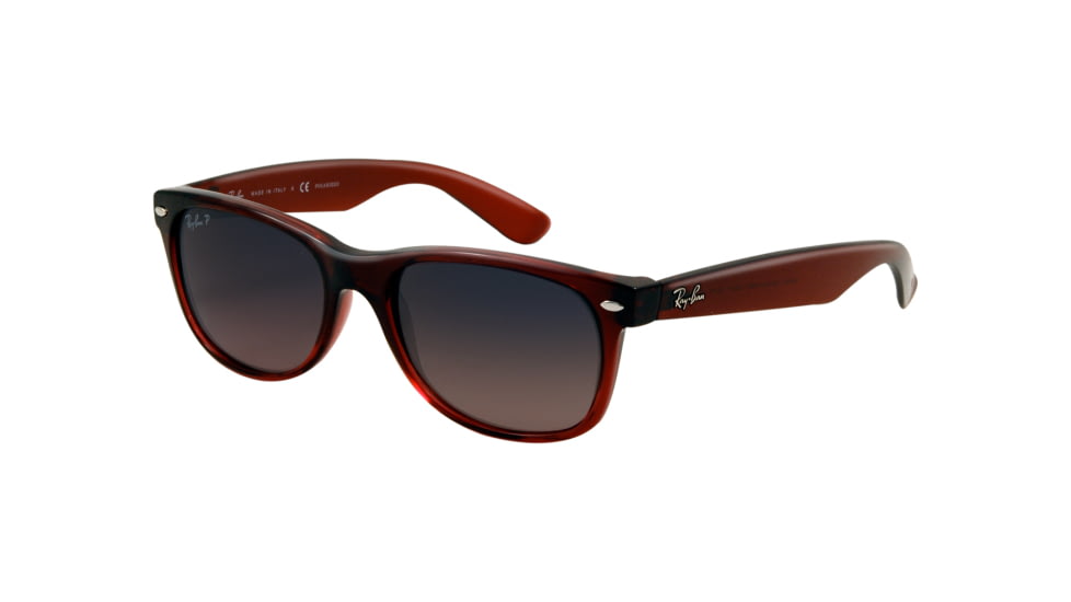 Ray-Ban New Wayfarer Prescription Sunglasses RB2132 RB2132-843-77-5218 - Lens Diameter: 52 mm, Frame Color: Brown Gradient On Antique