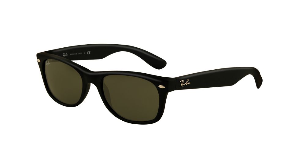 Ray-Ban RB2132 SV Prescription Sunglasses - Black Rubber Frame / 55 mm Prescription Lenses, 622-5518