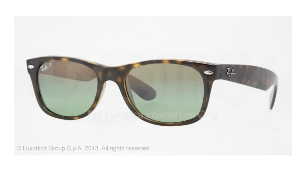 Ray-Ban New Wayfarer Prescription Sunglasses RB2132 RB2132-710-M4-55 - Lens Diameter 55 mm, Frame Color Shiny Havana
