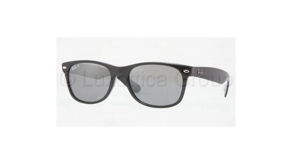 Ray-Ban New Wayfarer Prescription Sunglasses RB2132 RB2132-601-K3-5218 - Lens Diameter: 52 mm, Frame Color: Shiny Black