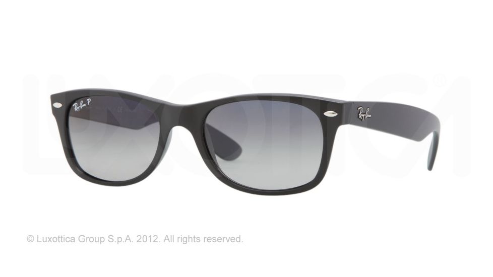 Ray-Ban New Wayfarer Prescription Sunglasses RB2132 RB2132-601S78-52 - Lens Diameter 52 mm, Frame Color Matte Black