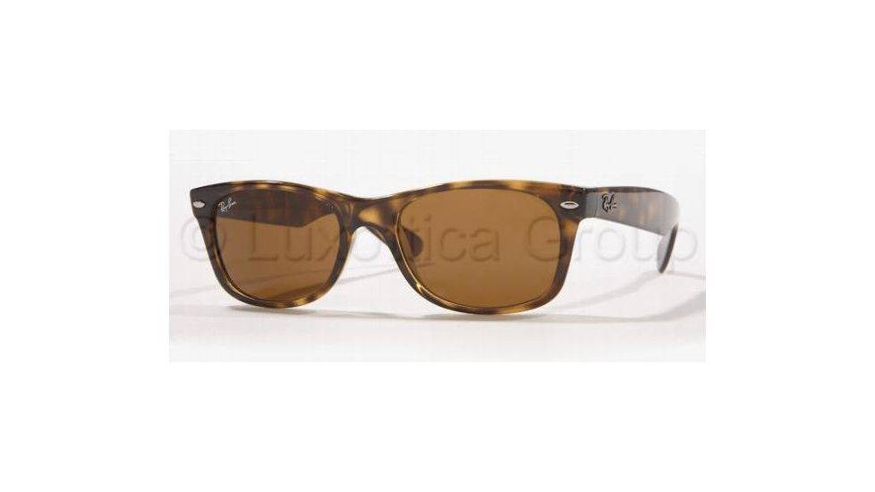 Ray-Ban New Wayfarer Prescription Sunglasses RB2132 RB2132-710-5518 - Lens Diameter: 55 mm, Frame Color: Light Havana