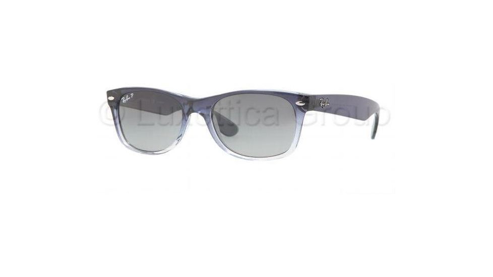 Ray-Ban New Wayfarer Prescription Sunglasses RB2132 RB2132-822-78-5218 - Lens Diameter: 52 mm, Frame Color: Blue Gradient Transparent
