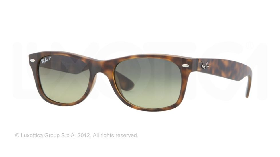Ray-Ban New Wayfarer Prescription Sunglasses RB2132 RB2132-894-76-55 - Lens Diameter 55 mm, Frame Color Matte Havana