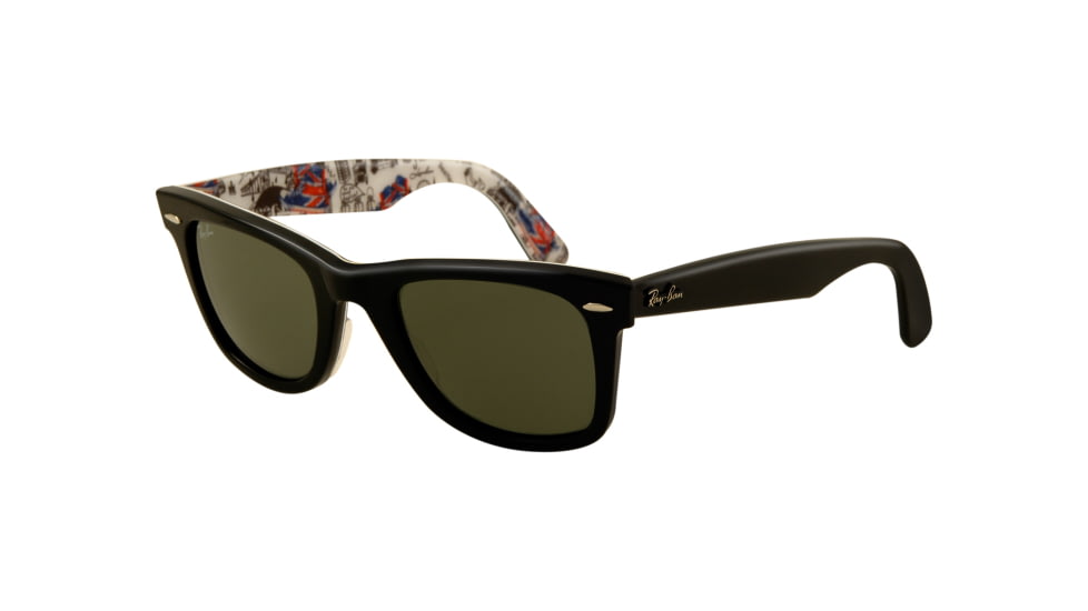 Ray-Ban Original Wayfarer Prescription Sunglasses RB2140  RB2140-1114-5022 - Lens Diameter 50 mm, Frame Color Top Black on Texture London