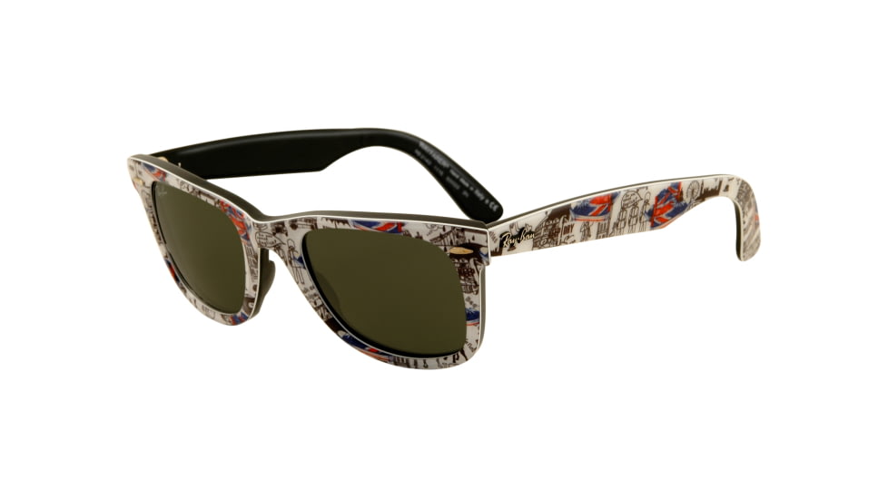 Ray-Ban Original Wayfarer Prescription Sunglasses RB2140  RB2140-1115-5022 - Lens Diameter 50 mm, Frame Color Top Texture on London