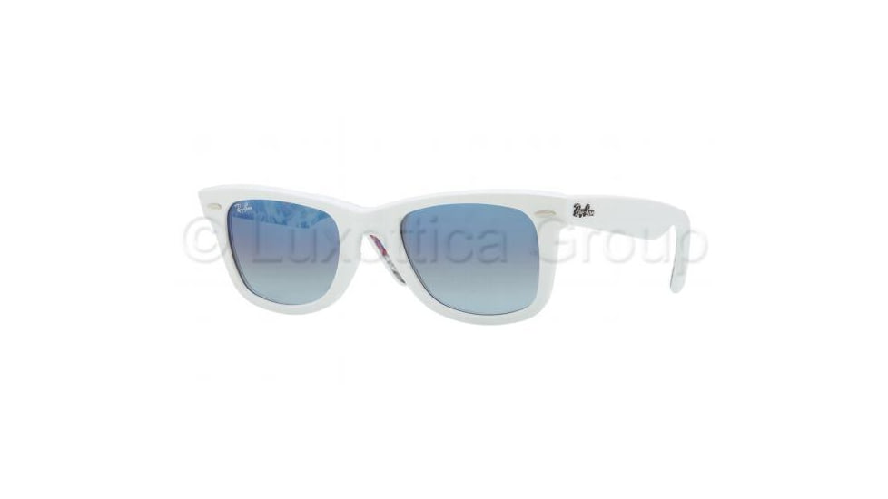 Ray-Ban Original Wayfarer Prescription Sunglasses RB2140  RB2140-11163Q-5022 - Lens Diameter 50 mm, Frame Color Top White Texture