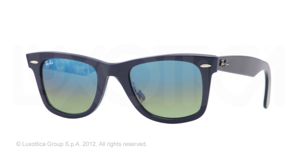 Ray-Ban Original Wayfarer Prescription Sunglasses RB2140  RB2140-111716-50 - Lens Diameter 50 mm, Lens Diameter 50 mm, Frame Color Top Blue On Texture London