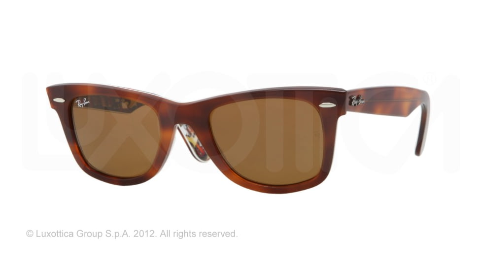 Ray-Ban Original Wayfarer Prescription Sunglasses RB2140  RB2140-1125-50 - Lens Diameter 50 mm, Lens Diameter 50 mm, Frame Color Top Striped Havanaontext.music