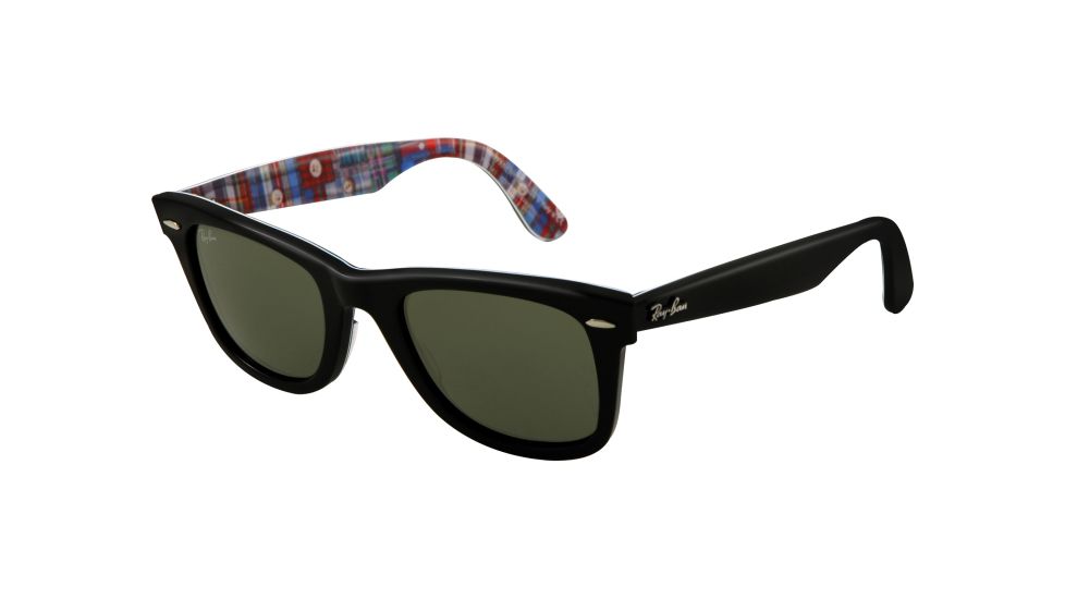 Ray-Ban Original Wayfarer Prescription Sunglasses RB2140  RB2140-1131-5022 - Lens Diameter 50 mm, Frame Color Top Black on Texture P
