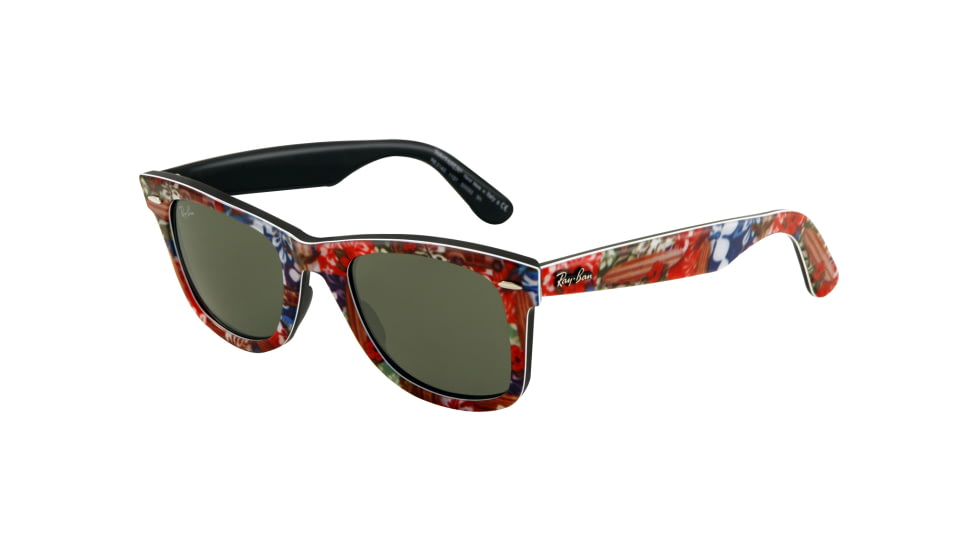 Ray-Ban Original Wayfarer Prescription Sunglasses RB2140  RB2140-1137-5022 - Lens Diameter 50 mm, Frame Color Top Texture Surf on BL