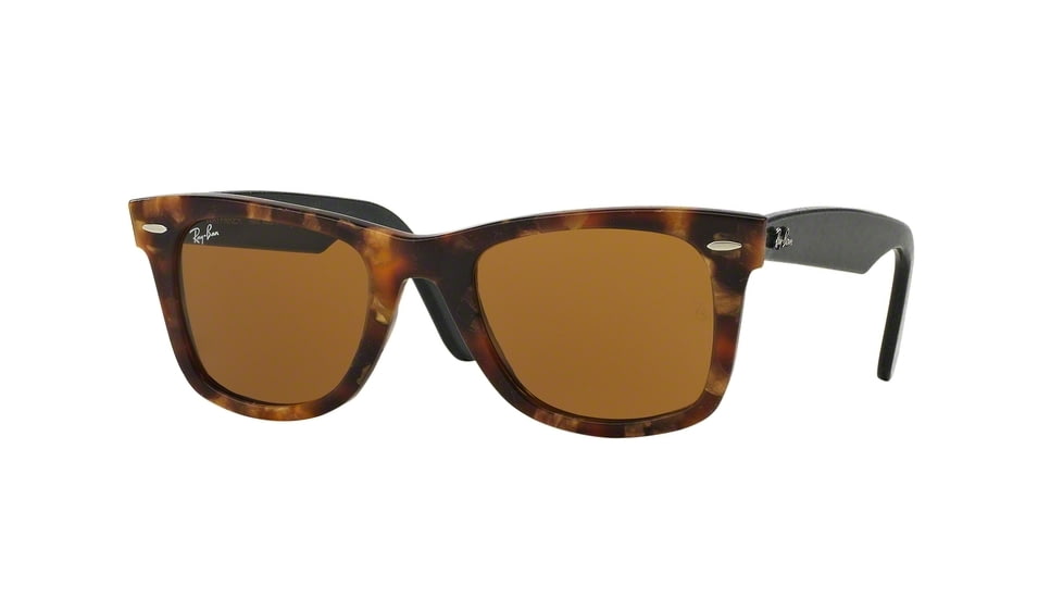 Ray-Ban Original Wayfarer Prescription Sunglasses RB2140 RB2140-1187-50 - Lens Diameter 50 mm, Frame Color Havana Brown Effect Aged
