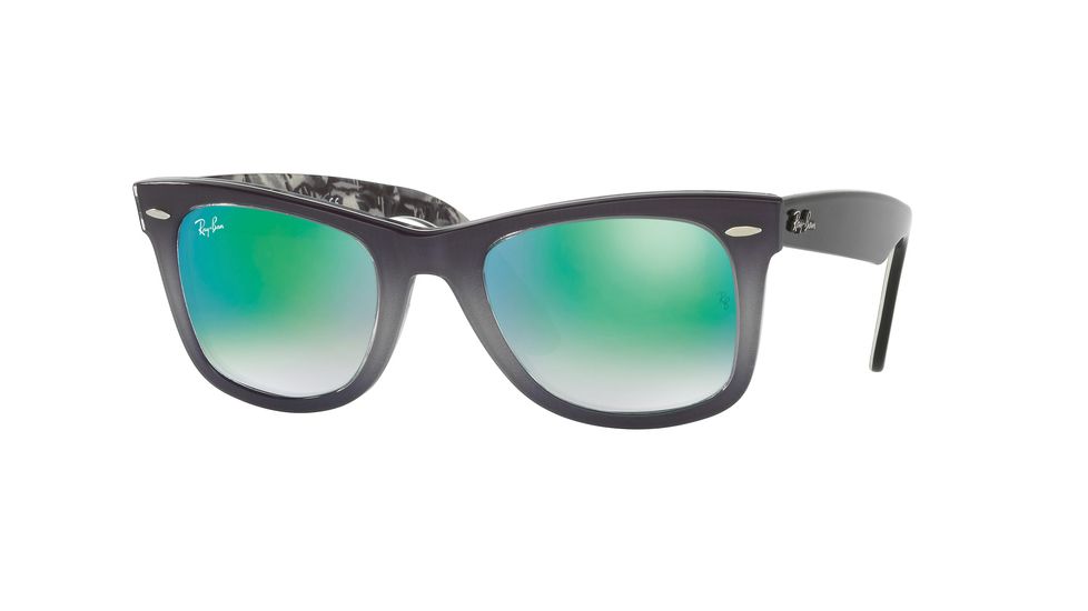Ray-Ban Original Wayfarer Prescription Sunglasses RB2140 RB2140-11994J-50 - Lens Diameter 50 mm, Frame Color Top Light Grey Grad On Grey
