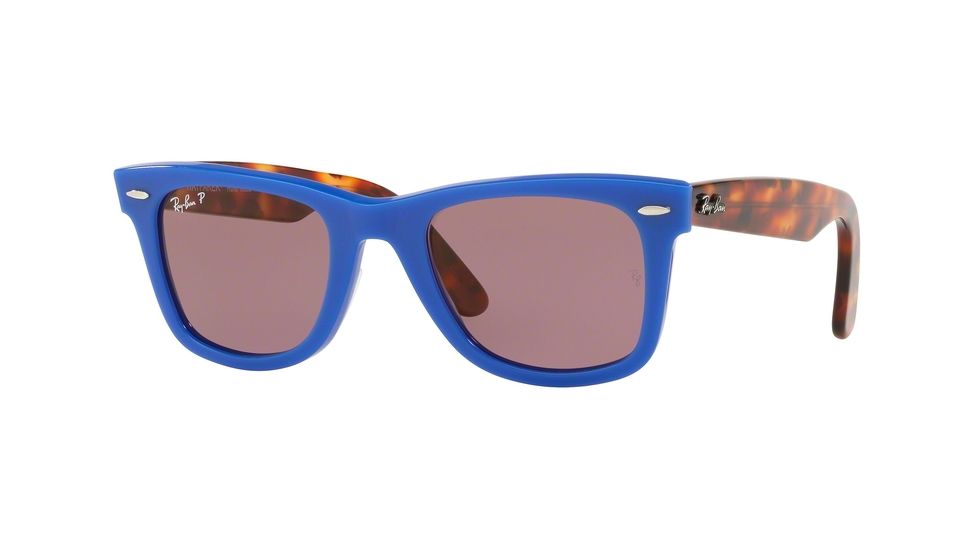 Ray-Ban Original Wayfarer Prescription Sunglasses, 50mm, Blue, RB2140-1241W0-50-SV
