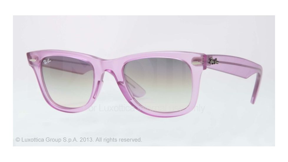Ray-Ban Original Wayfarer Prescription Sunglasses RB2140  RB2140-605632-50 - Lens Diameter 50 mm, Frame Color Demi Gloss Violet