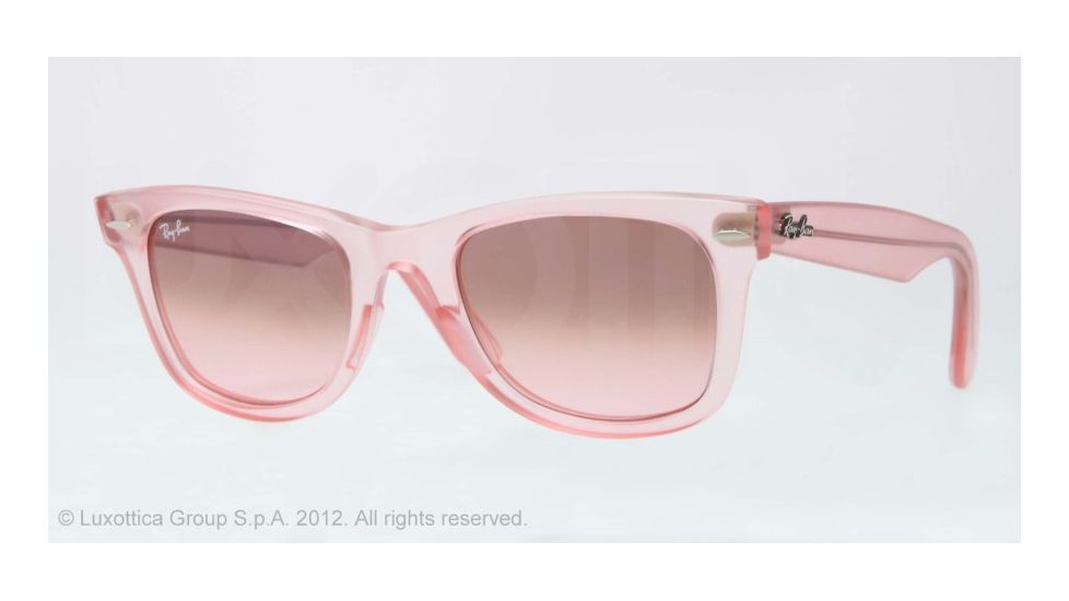 Ray-Ban Original Wayfarer Prescription Sunglasses RB2140  RB2140-6057X3-50 - Lens Diameter 50 mm, Frame Color Demi Gloss Pink
