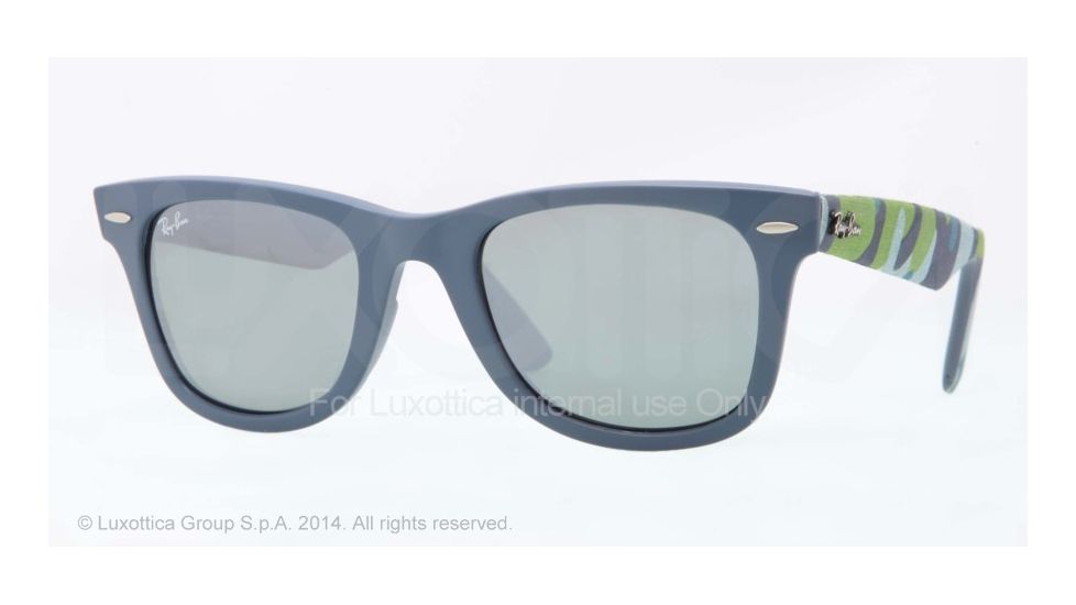 Ray-Ban Original Wayfarer Prescription Sunglasses RB2140  RB2140-606140-50 - Lens Diameter 50 mm, Frame Color Matte Blue