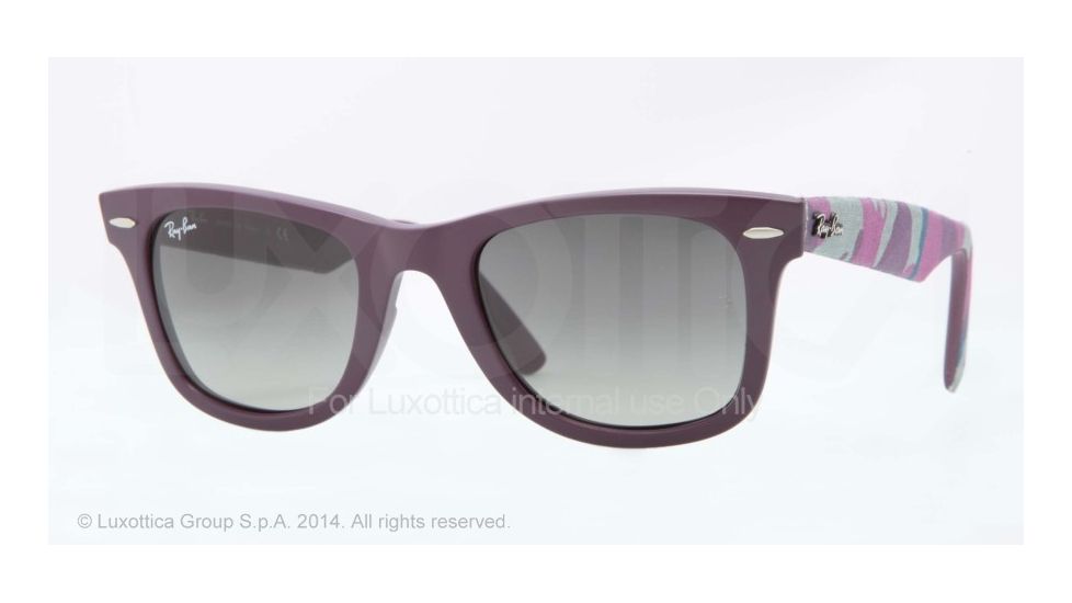 Ray-Ban Original Wayfarer Prescription Sunglasses RB2140  RB2140-606471-50 - Lens Diameter 50 mm, Frame Color Matte Violet