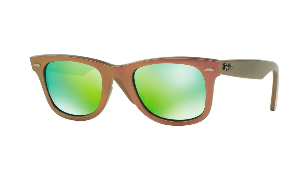 Ray-Ban Original Wayfarer Prescription Sunglasses RB2140 RB2140-611019-50 - Lens Diameter 50 mm, Frame Color Metallic Pink