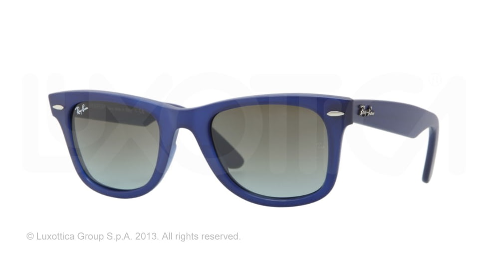 Ray-Ban Original Wayfarer Prescription Sunglasses RB2140  RB2140-887-96-5418 - Lens Diameter 54 mm, Frame Color Matte Blue