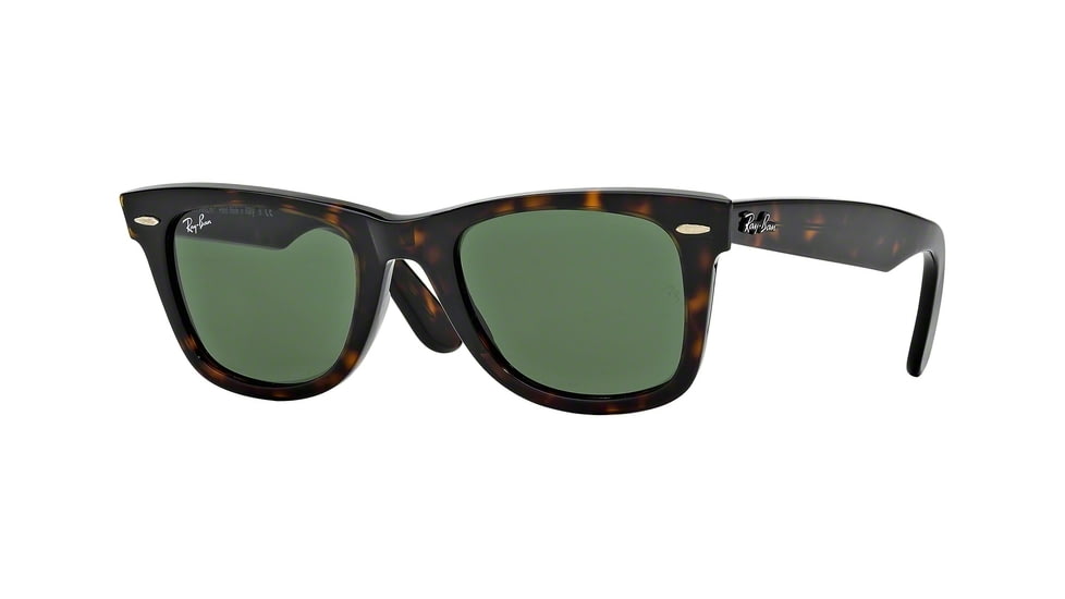Ray-Ban Original Wayfarer Prescription Sunglasses RB2140 RB2140-902-4722 - Frame Color: Tortoise, Lens Diameter: 47 mm