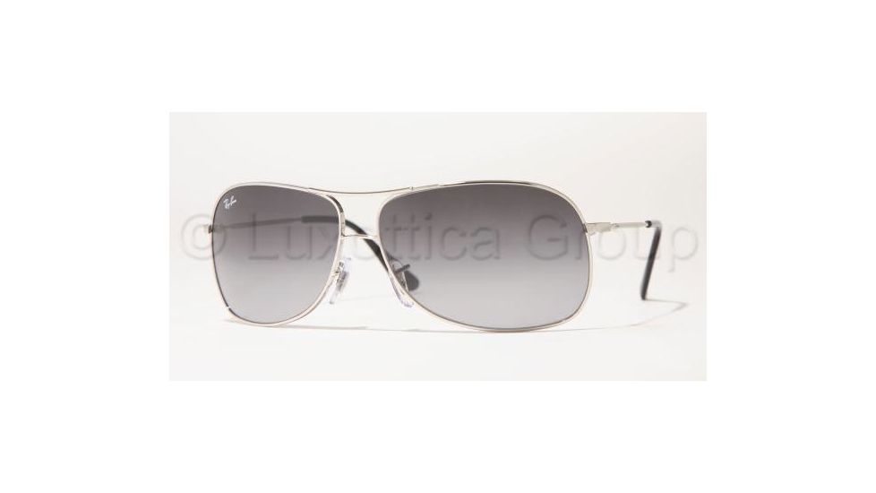 Ray-Ban RB3267 Bifocal Sunglasses - Silver Frame / 64 mm Prescription Lenses, 003-8G-6413