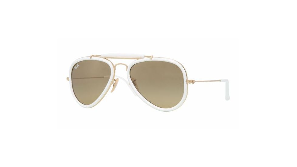 Ray-Ban RB3428 Progressive Sunglasses - Arista Frame w/ Cry. Brown Mirror Silver Grad. 58 mm Diameter Lenses, 001-3K-5818