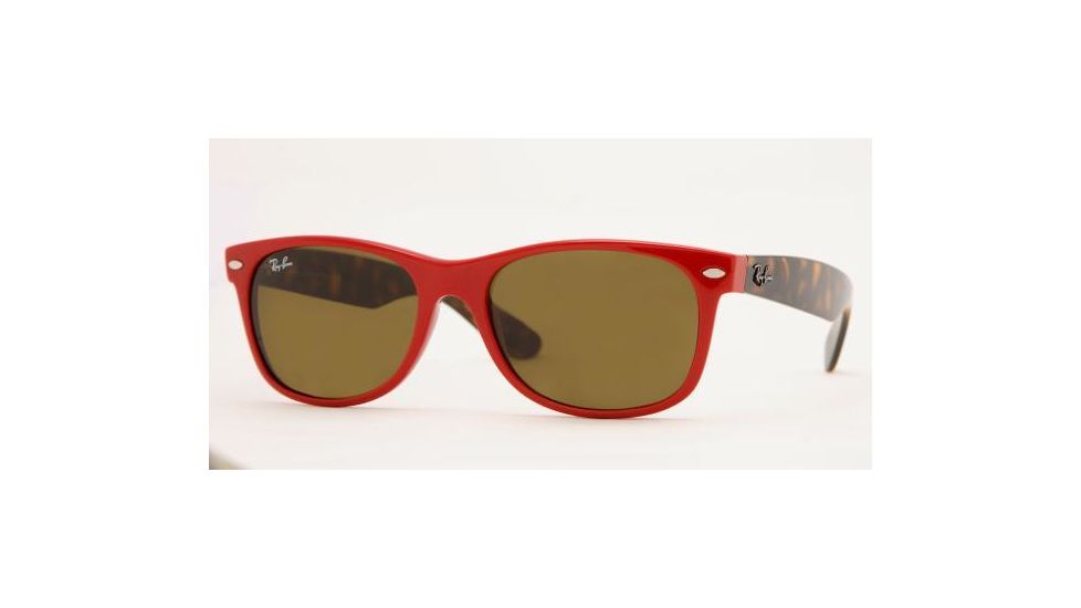 Ray-Ban RB2132 SV Prescription Sunglasses w/ Red Ferrari Frame / 52 mm Prescription Lenses, 726-5218