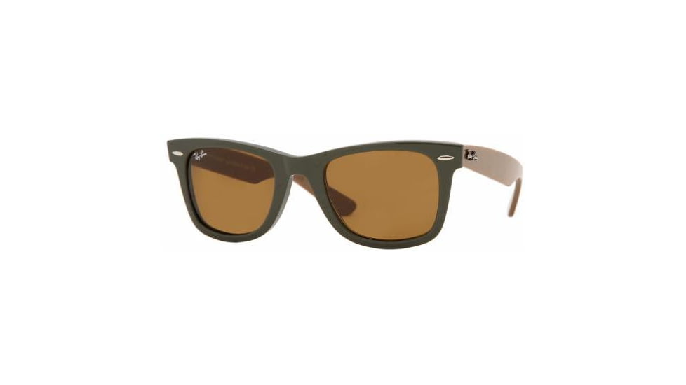 Ray-Ban RB2140 SV Prescription Sunglasses Dark Camo Green Frame / 50 mm Prescription Lenses, 964-5022
