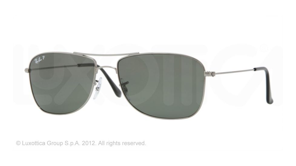 Ray-Ban RB3477 Bifocal Prescription Sunglasses RB3477-004-58-56 - Lens Diameter 56 mm, Frame Color Gunmetal