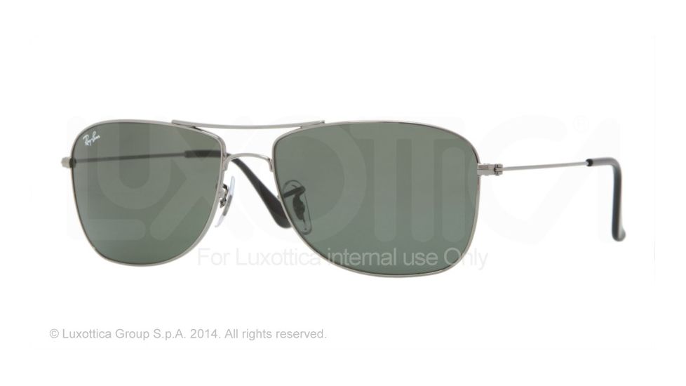 Ray-Ban RB3477 Bifocal Prescription Sunglasses RB3477-004-59 - Lens Diameter 59 mm, Frame Color Gunmetal