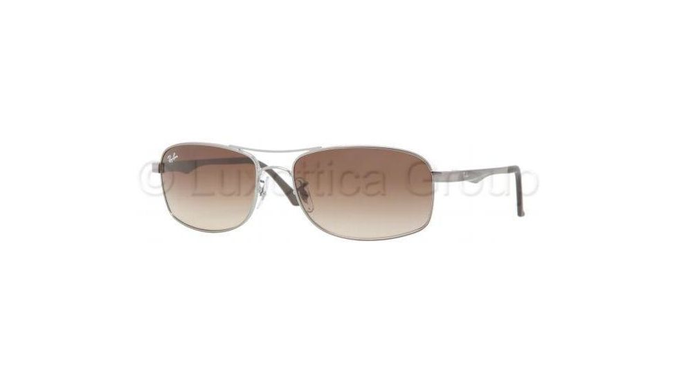 Ray-Ban RB3484 Single Vision Prescription Sunglasses RB3484-004-51-6017 - Lens Diameter 60 mm, Frame Color Gunmetal