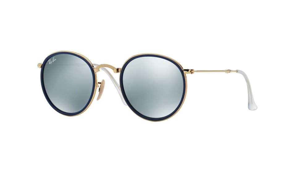 Ray-Ban RB3517 Single Vision Prescription Sunglasses RB3517-001-30-51 - Lens Diameter 51 mm, Frame Color Gold