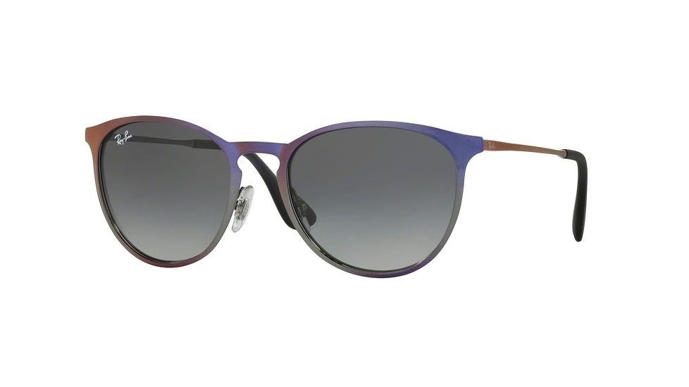 Ray-Ban RB3539 Progressive Prescription Sunglasses RB3539-195-11-54 - Lens Diameter 54 mm, Frame Color Shot Violet Metallic