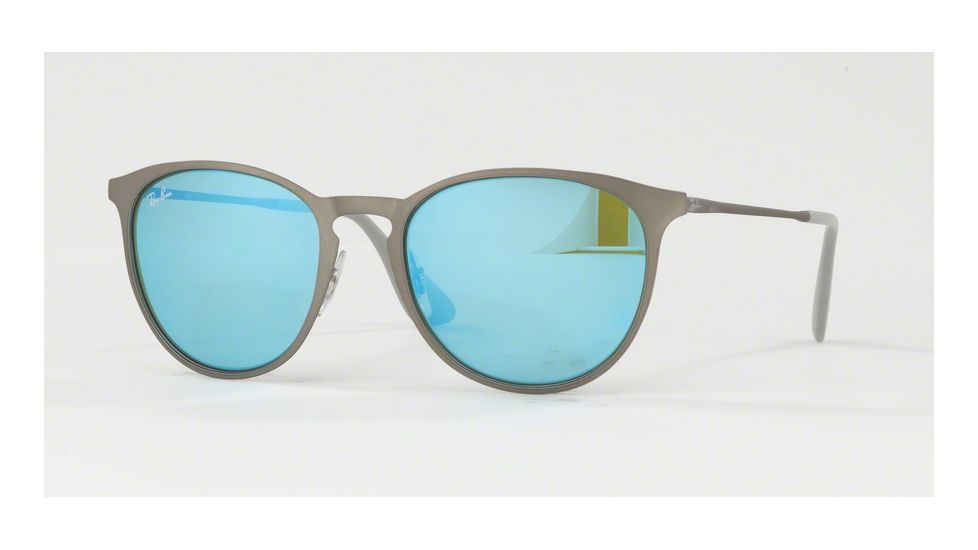 Ray-Ban RB3539 Progressive Prescription Sunglasses RB3539-9015B4-54 - Lens Diameter 54 mm, Frame Color Rubber Gunmetal