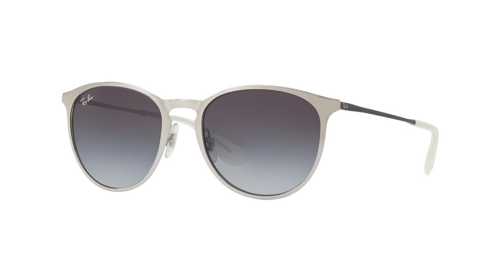 Ray-Ban RB3539 Progressive Prescription Sunglasses RB3539-90788G-54 - Lens Diameter 54 mm, Frame Color Brusched Silver