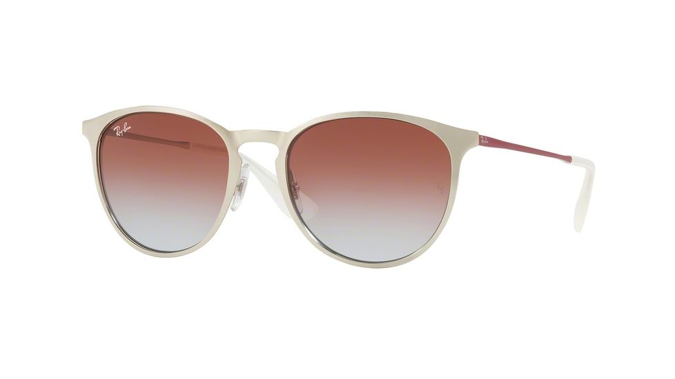 Ray-Ban RB3539 Progressive Prescription Sunglasses RB3539-9079I8-54 - Lens Diameter 54 mm, Frame Color Brusched Silver